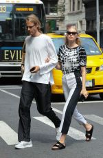 ELSA HOSK and Tom Daly Out in New York 08/21/2019