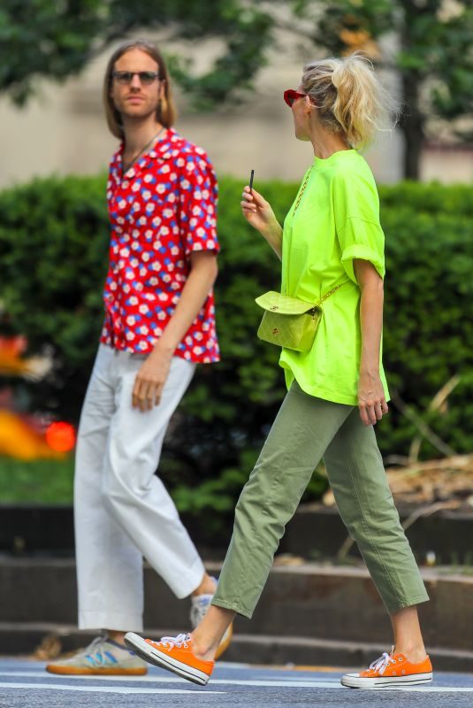 ELSA HOSK and Tom Daly Out in New York 08/25/2019