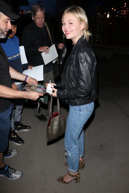 EMILY ALYN LIND Arrives at Low Low Premiere in Hollywood 08/15/2019