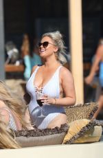 EMILY ATACK in Swimsuit at Santana Bar in Mykonos 08/09/2019