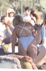 EMILY ATACK in Swimsuit at Santana Bar in Mykonos 08/09/2019