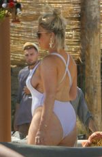 EMILY ATACK in Swimsuit at Santana Bar in Mykonos 08/09/2019