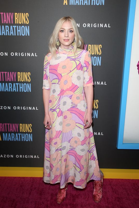 EMILY KINNEY at Brittany Runs A Marathon Premiere in Los Angeles 08/15/2019