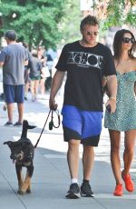 EMILY RATAJKOWSKI and Sebastian Bear-McClard Out with Their Dog in New York 08/03/2019