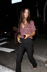 EMILY RATAJKOWSKI Night Out in Los Angeles 08/15/2019