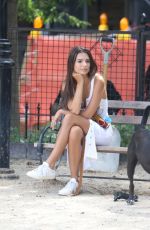 EMILY RATAJKOWSKI Out with her Dog Colombo in New York 08/01/2019