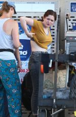 EMMA KENNEY on the Set of Shameless in Los Angeles 07/31/2019