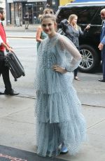 EMMA NELSON Arrives at Her Hotel in New York 08/13/2019