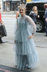 EMMA NELSON Arrives at Her Hotel in New York 08/13/2019
