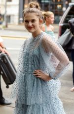 EMMA NELSON Arrives at Her Hotel in New York 08/13/2019