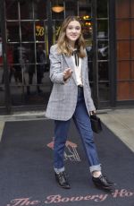 EMMA NELSON Leaves Bowery Hotel in New York 08/13/2019