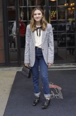 EMMA NELSON Leaves Bowery Hotel in New York 08/13/2019