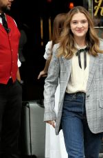 EMMA NELSON Leaves Bowery Hotel in New York 08/13/2019
