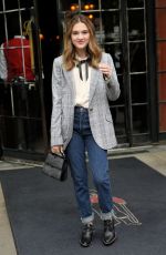 EMMA NELSON Leaves Bowery Hotel in New York 08/13/2019
