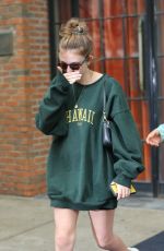 EMMA NELSON Leaves Her Hotel in New York 08/13/2019