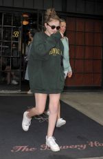 EMMA NELSON Leaves Her Hotel in New York 08/13/2019