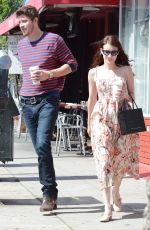 EMMA ROBERTS and Garrett Hedlund Out and About in Los Angeles 07/31/2019