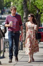 EMMA ROBERTS and Garrett Hedlund Out and About in Los Angeles 07/31/2019
