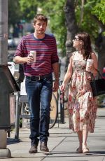 EMMA ROBERTS and Garrett Hedlund Out and About in Los Angeles 07/31/2019