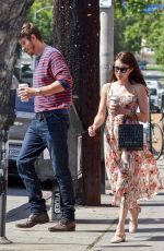 EMMA ROBERTS and Garrett Hedlund Out and About in Los Angeles 07/31/2019