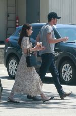 EMMA ROBERTS and Garrett Hedlund Out for Luncg in Los Feliz 08/10/2019