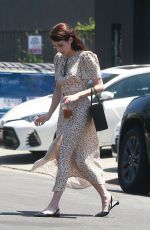 EMMA ROBERTS and Garrett Hedlund Out for Luncg in Los Feliz 08/10/2019