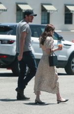 EMMA ROBERTS and Garrett Hedlund Out for Luncg in Los Feliz 08/10/2019