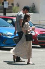 EMMA ROBERTS and Garrett Hedlund Out for Luncg in Los Feliz 08/10/2019