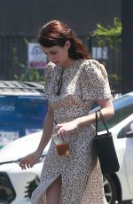EMMA ROBERTS and Garrett Hedlund Out for Luncg in Los Feliz 08/10/2019