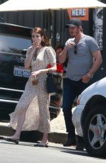EMMA ROBERTS and Garrett Hedlund Out for Luncg in Los Feliz 08/10/2019