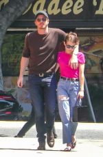EMMA ROBERTS and Garrett Hedlund Out in Los Feliz 08/09/2019
