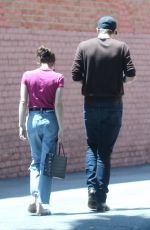 EMMA ROBERTS and Garrett Hedlund Out in Los Feliz 08/09/2019