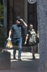 EMMA ROBERTS and Garrett Hedlund Out Shopping in Los Angeles 08/26/2019