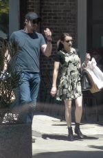EMMA ROBERTS and Garrett Hedlund Out Shopping in Los Angeles 08/26/2019