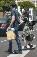 EMMA ROBERTS and Garrett Hedlund Out Shopping in Los Angeles 08/26/2019