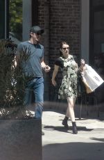 EMMA ROBERTS and Garrett Hedlund Out Shopping in Los Angeles 08/26/2019