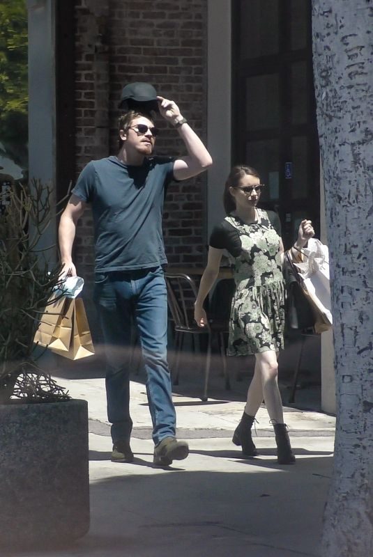 EMMA ROBERTS and Garrett Hedlund Out Shopping in Los Angeles 08/26/2019