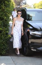 EMMA ROBERTS Heading to Instyle Day of Indulgence Party in Brentwood 08/11/2019