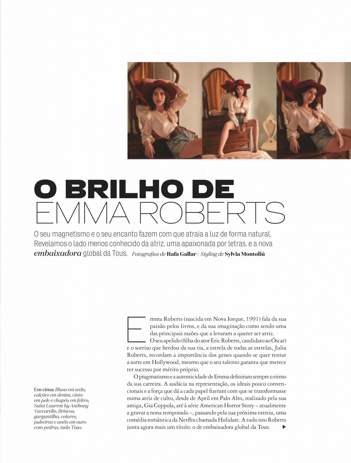 EMMA ROBERTS in Elle Magazine, Portugal September 2019 – HawtCelebs