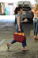 EMMA ROBERTS Leaves Dermatologist