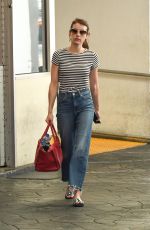 EMMA ROBERTS Leaves Dermatologist