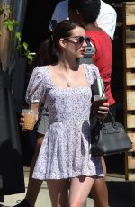 EMMA ROBERTS Out for Coffee in Los Angeles 08/15/2019