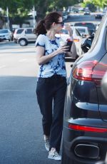 EMMA ROBERTS Out for Coffee in Los Angeles 08/22/2019