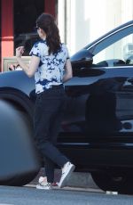 EMMA ROBERTS Out for Coffee in Los Angeles 08/22/2019