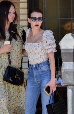 EMMA ROBERTS Out for Lunch at Little Dom
