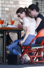 EMMA ROBERTS Out for Lunch at Little Dom