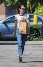 EMMA ROBERTS Picks Lunch To-go Out in Los Feliz 08/05/2019