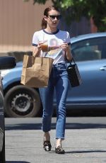 EMMA ROBERTS Picks Lunch To-go Out in Los Feliz 08/05/2019