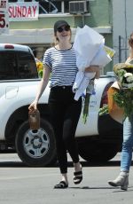 EMMA STONE, MARTHA MACISAAC and SUGAR LYN BEARD Out in Los Angeles 08/11/2019