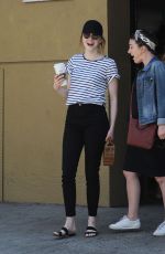 EMMA STONE, MARTHA MACISAAC and SUGAR LYN BEARD Out in Los Angeles 08/11/2019